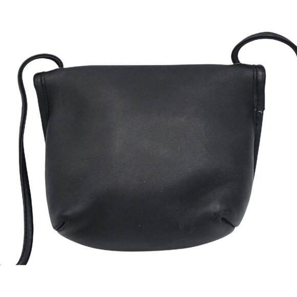 Vintage Coach Everett Mini Crossbody Black Leather Purse USA #9934 - Picture 2 of 10